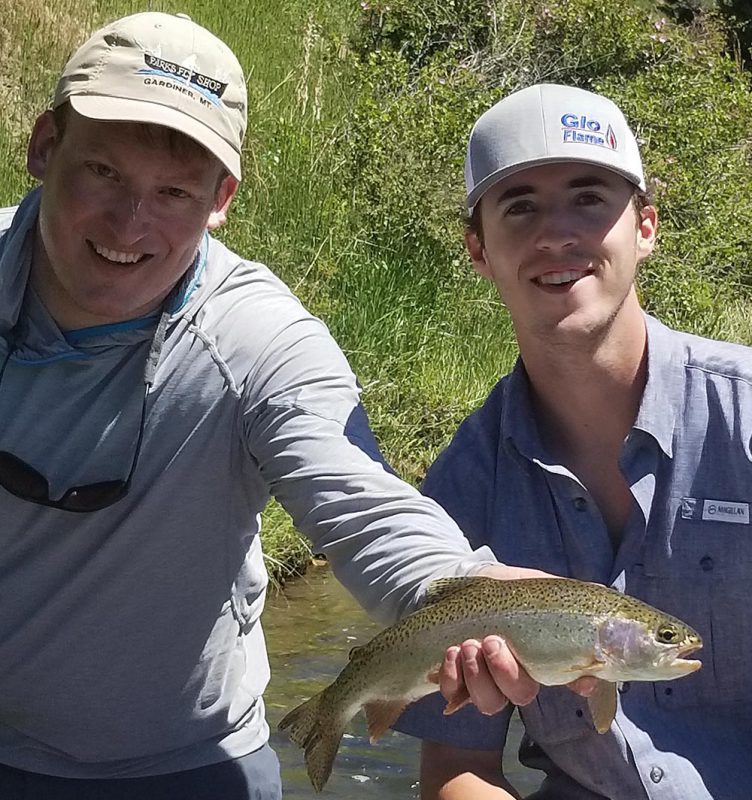 late spring rainbow from the lower madison river