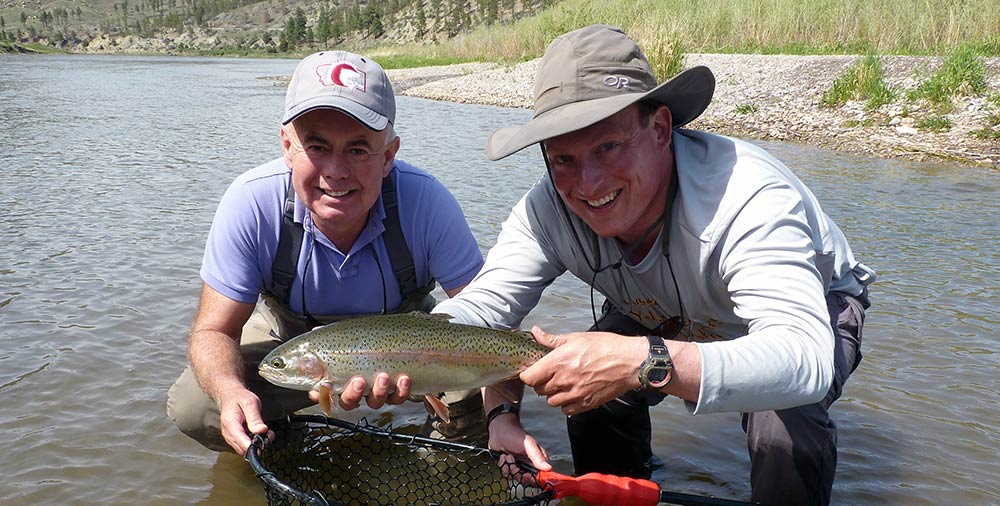 angler, montana fishing guide, and rainbow trout