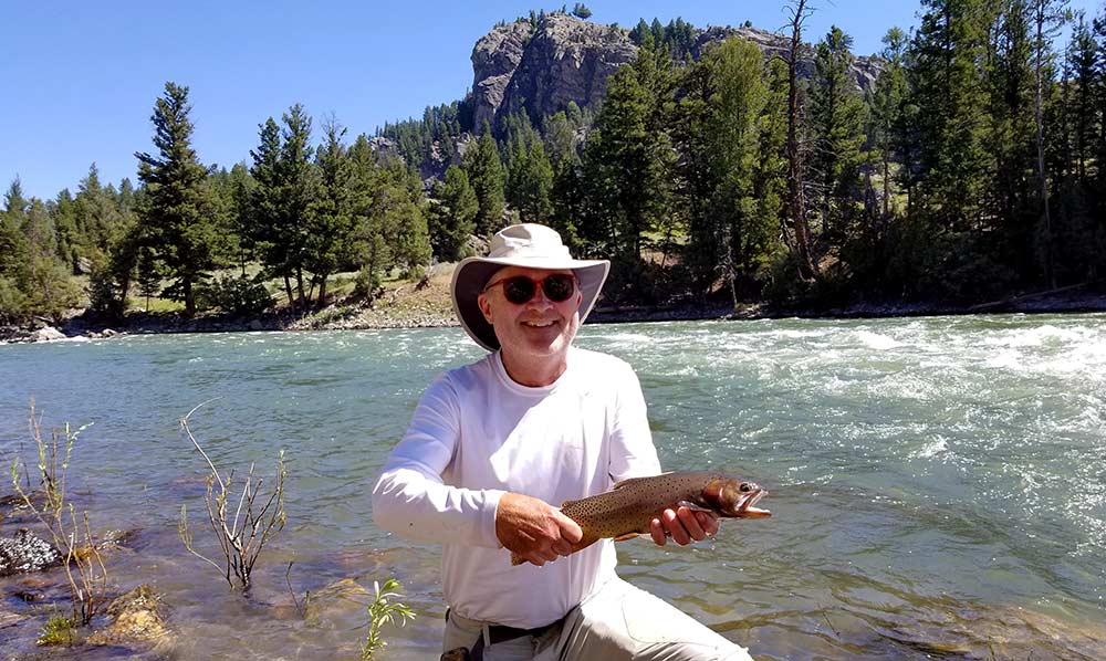 angler in Black Canyon of the Yellowstone