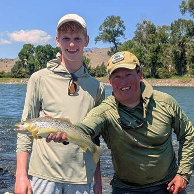 photo demonstrates a multiday fishing trip with yellowstone country fly fishing