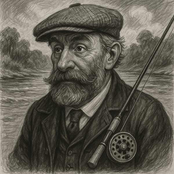 AI-generated image of a Scottish ghillie, for illustration purposes