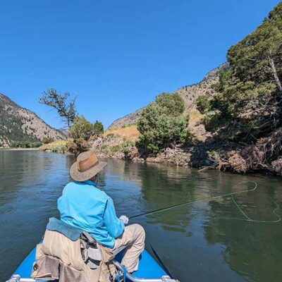 photo demonstrates a multiday fishing trip with yellowstone country fly fishing