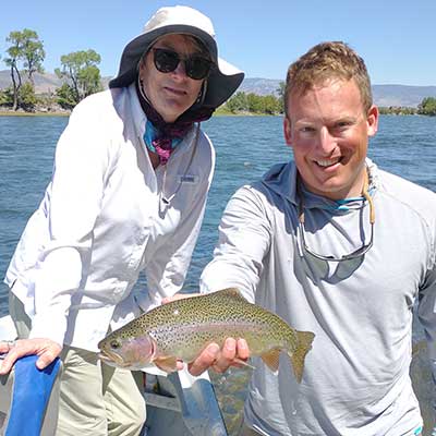 photo demonstrates a multiday fishing trip with yellowstone country fly fishing