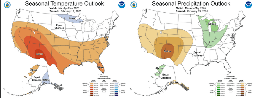 three month climate outlook